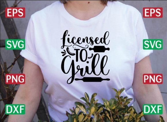 Licensed to Grill Illustration Designs de T-shirts Par Print Store