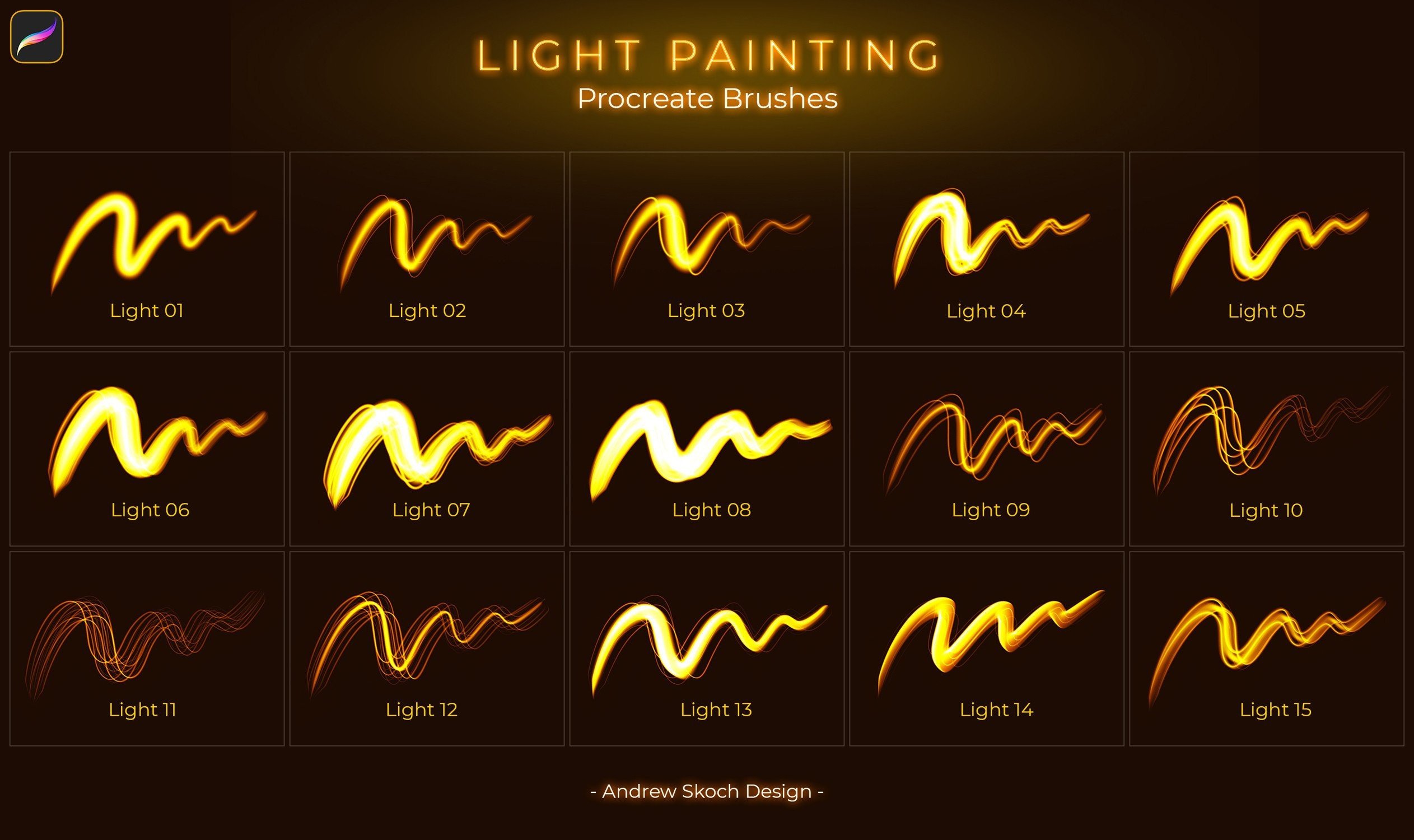 Light Painting Procreate Brushes - photo 2
