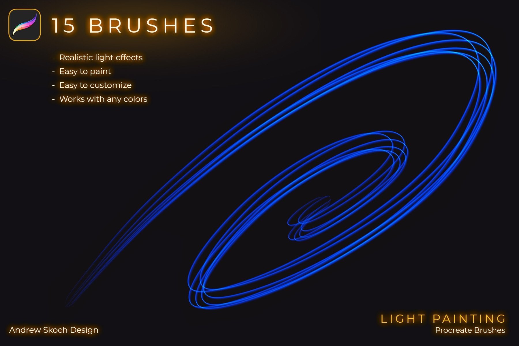 Light Painting Procreate Brushes - photo 4