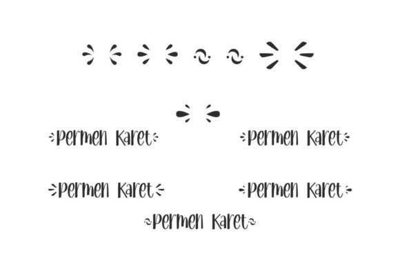Permen Karet Font PNG with transparent background - Preview 6