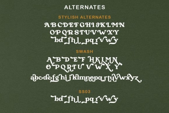 Pure Orange Font PNG with transparent background - Preview 1
