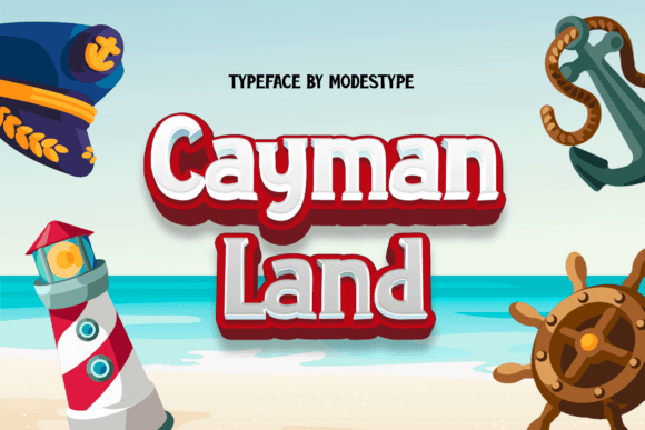 Cayman Land Font - Preview 1