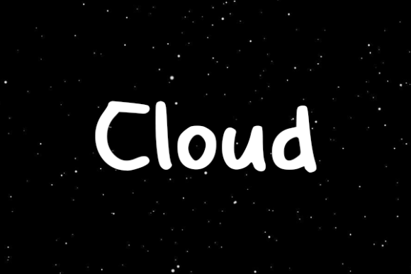Cloud Font - Preview 1