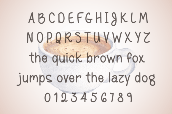 Coffee for Breakfast Font - Preview 1