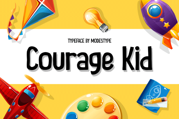 Courage Kid Font - Preview 1
