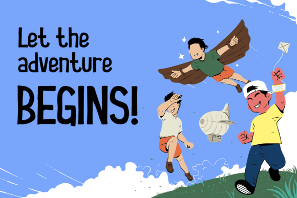 Courage Kid Font - Preview 2