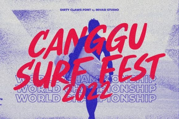 Dirty Claws Font - Preview 6