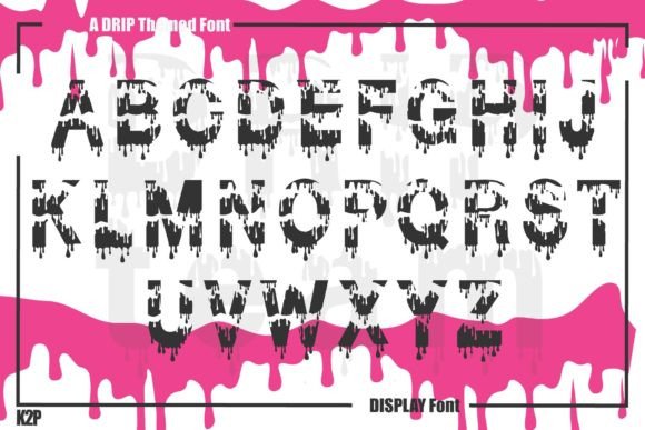 Drip Team Font - Preview 1