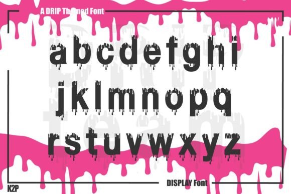 Drip Team Font - Preview 2