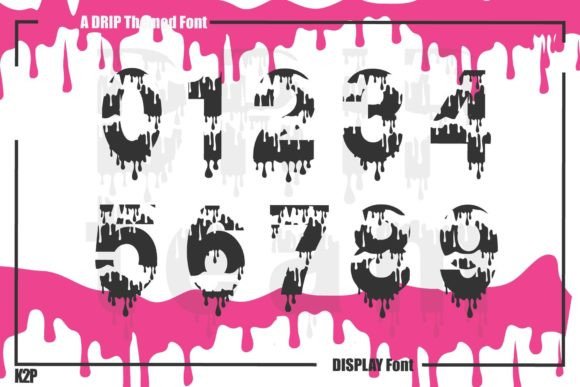 Drip Team Font - Preview 3