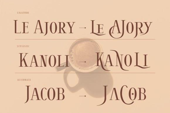 Elanrose Font - Preview 3