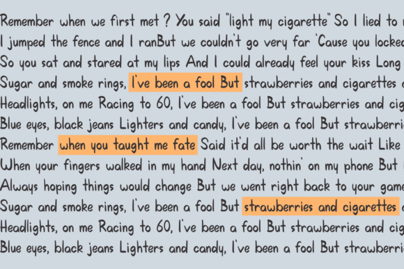 Emily Hills Font PNG with transparent background - Preview 6