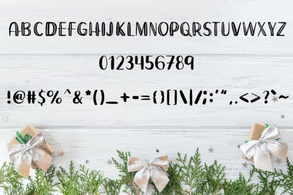 Firry Christmas Font - Preview 1
