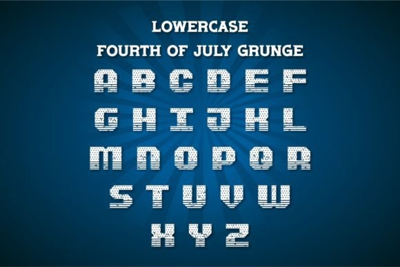 Fourth of July Font - Preview 5