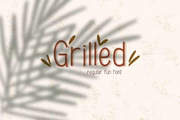 Grilled Font - Preview 1