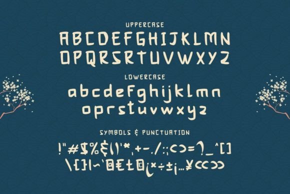 Monigiwa Font PNG with transparent background - Preview 1