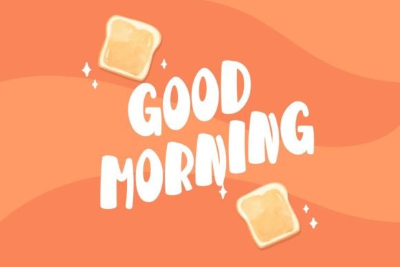 Morning Glow Font PNG with transparent background - Preview 1