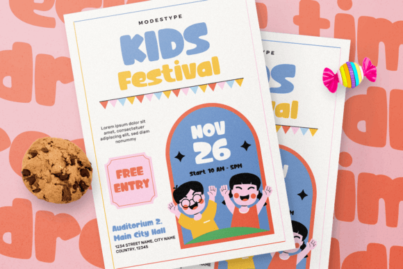 Popping Cute Font PNG with transparent background - Preview 6