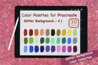 Procreate Color Palettes - Glitter V.1 Graphic by jennythip · Creative ...