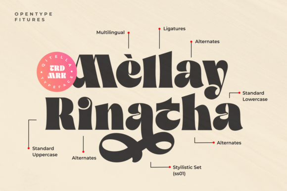 Qitella Font PNG with transparent background - Preview 2