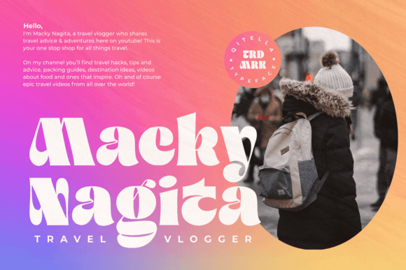 Qitella Font PNG with transparent background - Preview 4