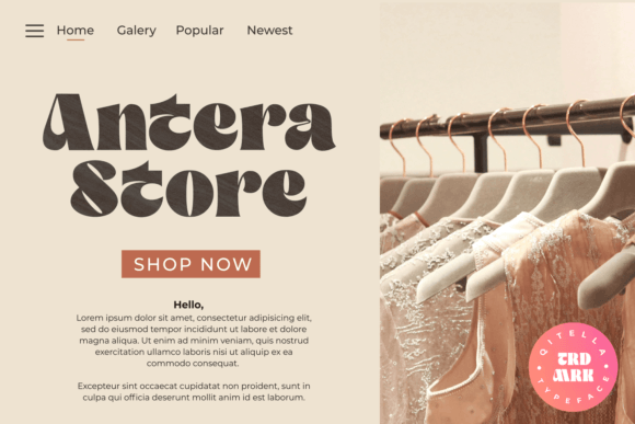 Qitella Font PNG with transparent background - Preview 5