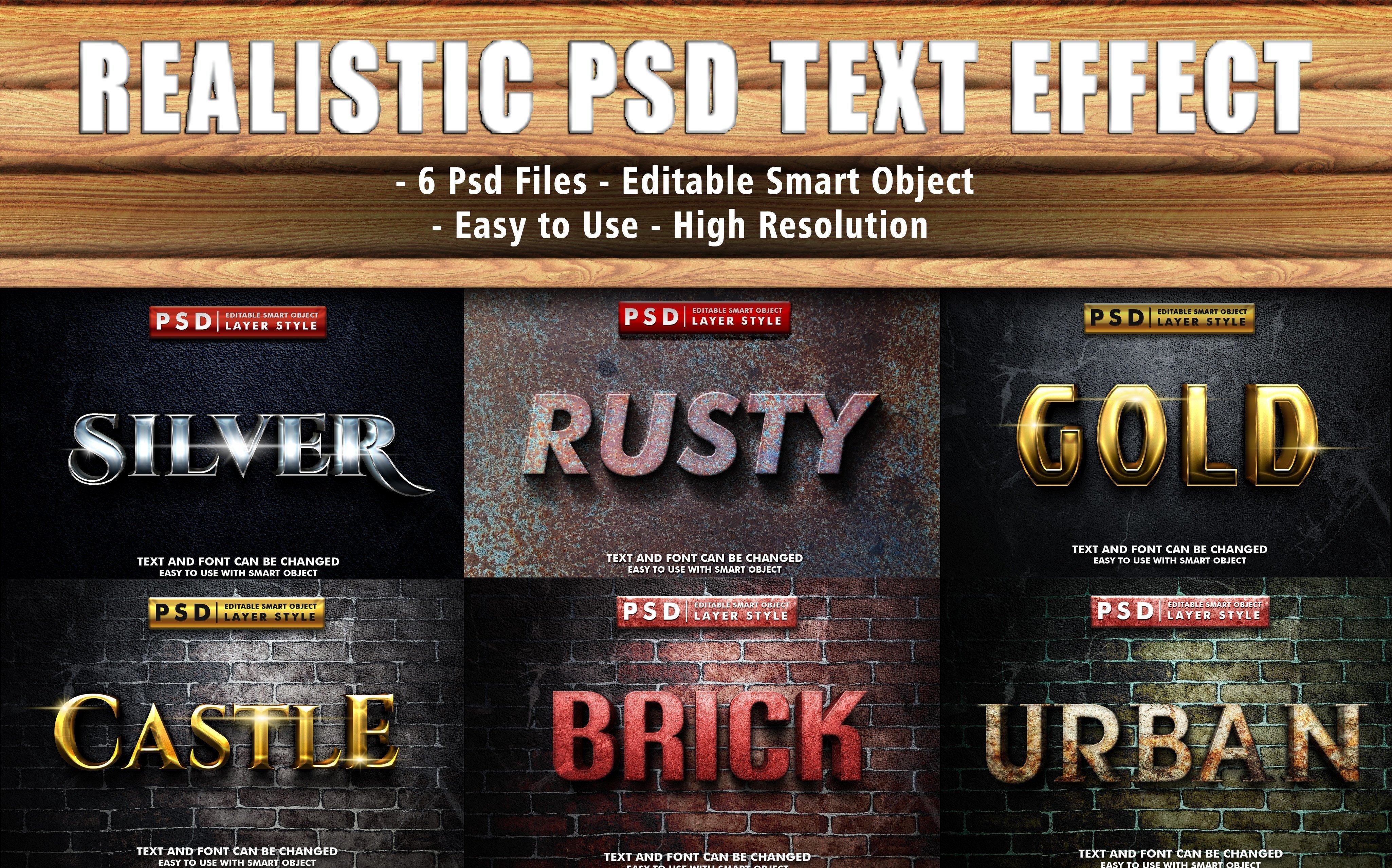Set of 3d Realistic Psd Text Effect Graphic by G design · Creative Fabrica