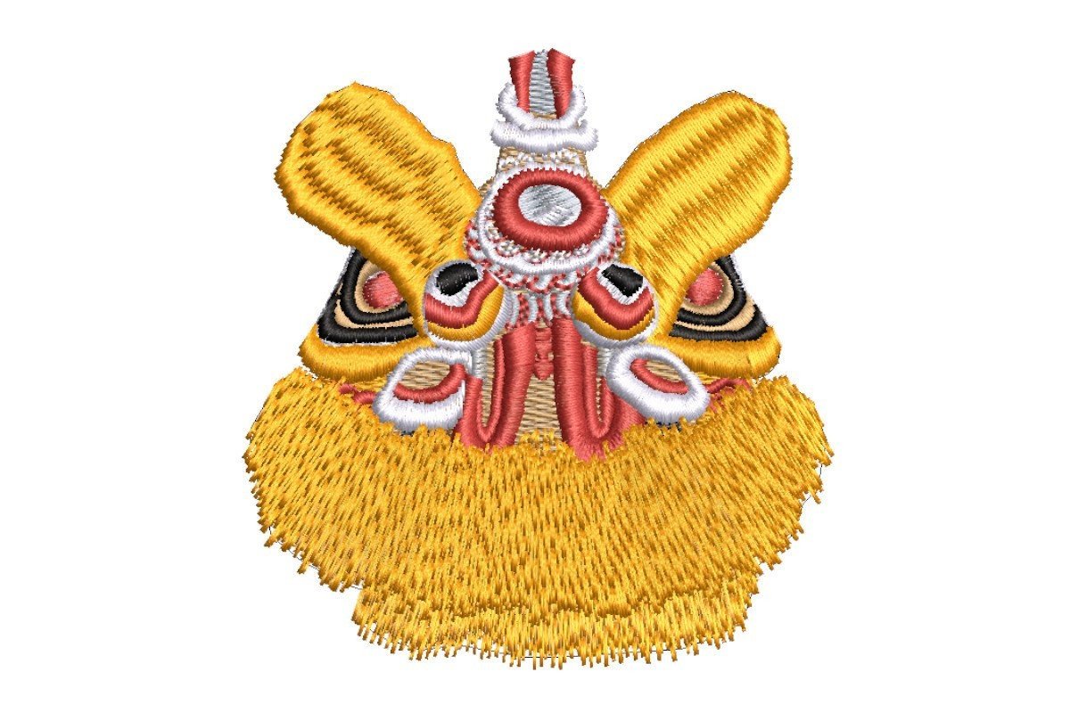 Southern Chinese Lion Dance Head