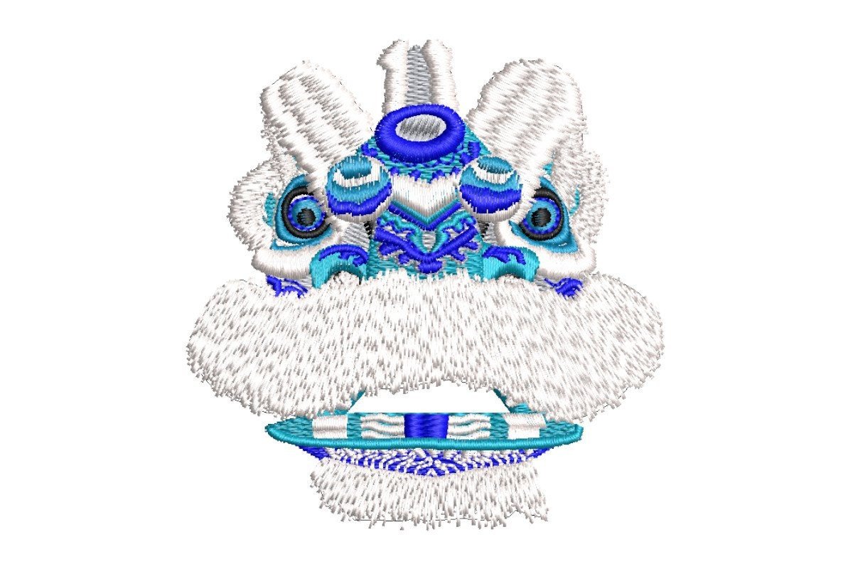 Southern Chinese Lion Dance Head