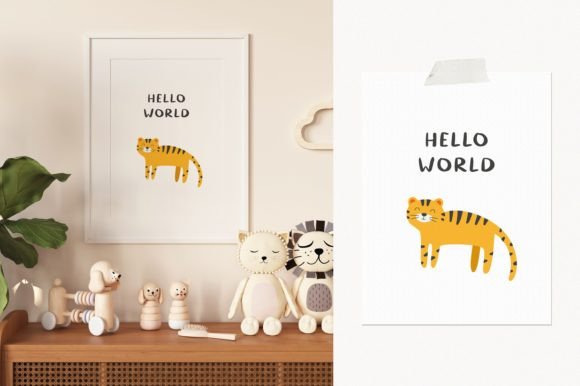 Cute Tiger Font - Preview 2