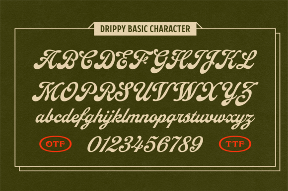Drippy Font - Preview 2