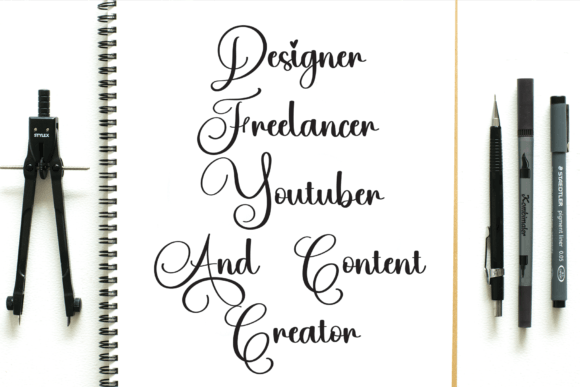 Earrings Font - Preview 4