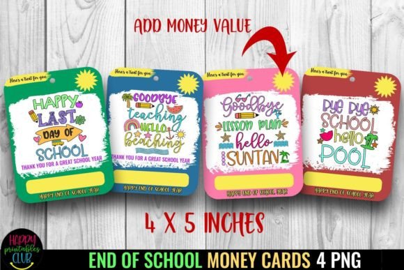 End of School Money Card Holder 1