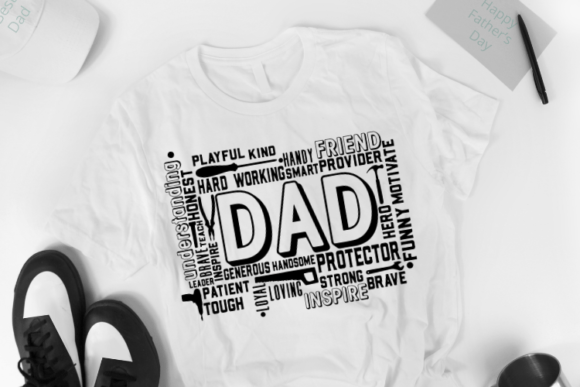 Fathers Day Svg, Dad Cut File Design