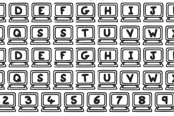 Fun Devices Laptop Font - Preview 1