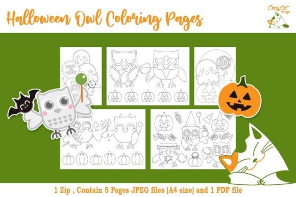 Halloween Owl Coloring Pages