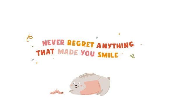 Little Friends Font PNG with transparent background - Preview 2