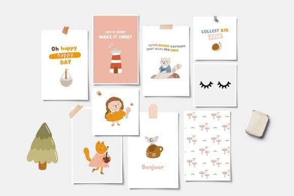 Little Friends Font PNG with transparent background - Preview 3