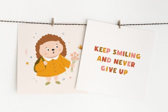 Little Friends Font PNG with transparent background - Preview 4