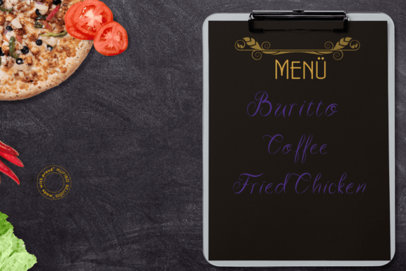 Murisa Rosario Font PNG with transparent background - Preview 4