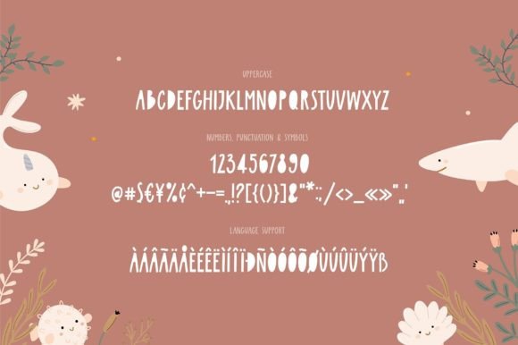 Ocean Secret Font PNG with transparent background - Preview 6
