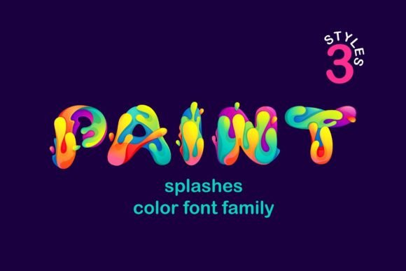 Colorful Fonts [2026] | Best Two-color & Multi Color Fonts - Creative ...
