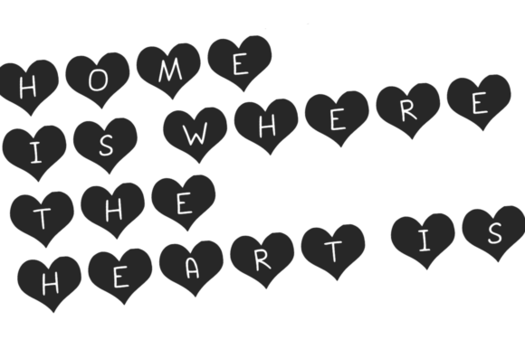 Play Hearts Regular Font PNG with transparent background - Preview 2