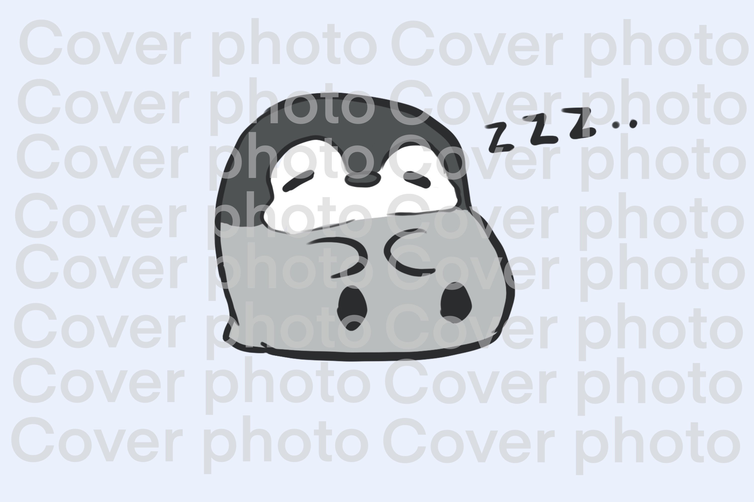 Sleepy Penguin - Stickers Graphic by Whiskers by Julia · Creative Fabrica