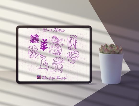 15 Line Art Matisse for Procreate V 5