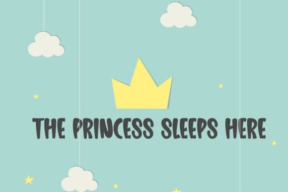 Baby Star Font PNG with transparent background - Preview 2