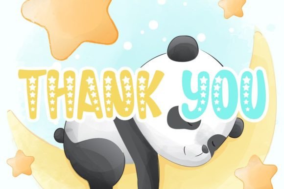 Baby Star Font PNG with transparent background - Preview 4