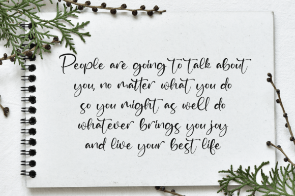 Beautiful Gelista Font - Preview 2