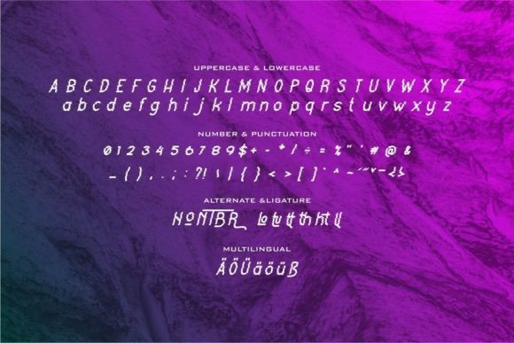 Bothan Font - Preview 5