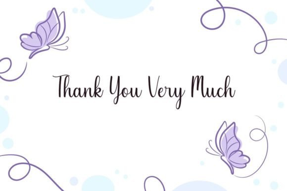 Butterflies Font - Preview 5